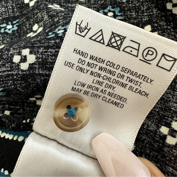 Anthropologie Akemi + Kin Ira Sleeveless Collared Button Down Blouse Size XS - Picture 6 of 9